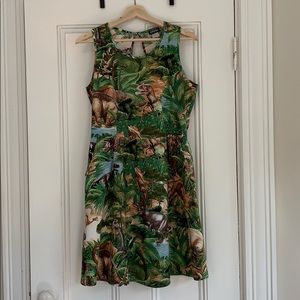Retrolicious Dinosaur Dress Size Medium
